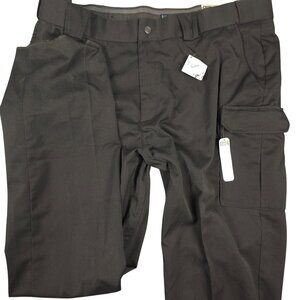 5.11 Tactical Series Womens Black Cargo Pants Size 24 Teflon Unhemmed NWT
